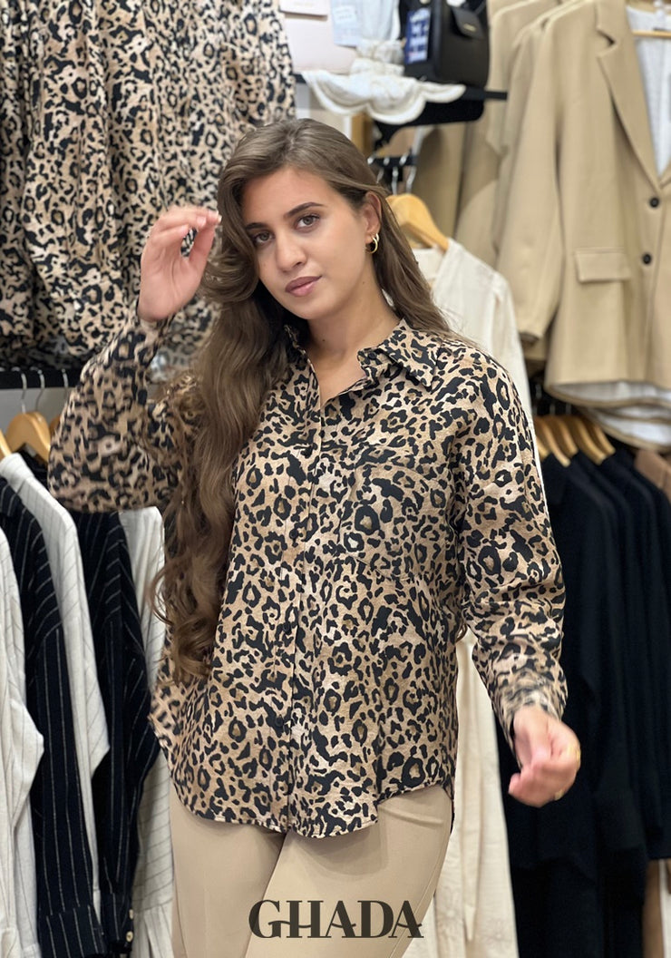 Chemise léopard