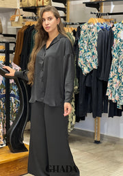 Ensemble en crepe noir