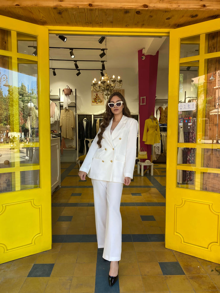 Ensemble tailleur jaune 2025