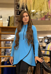 Maillot de bain burkini en bleu