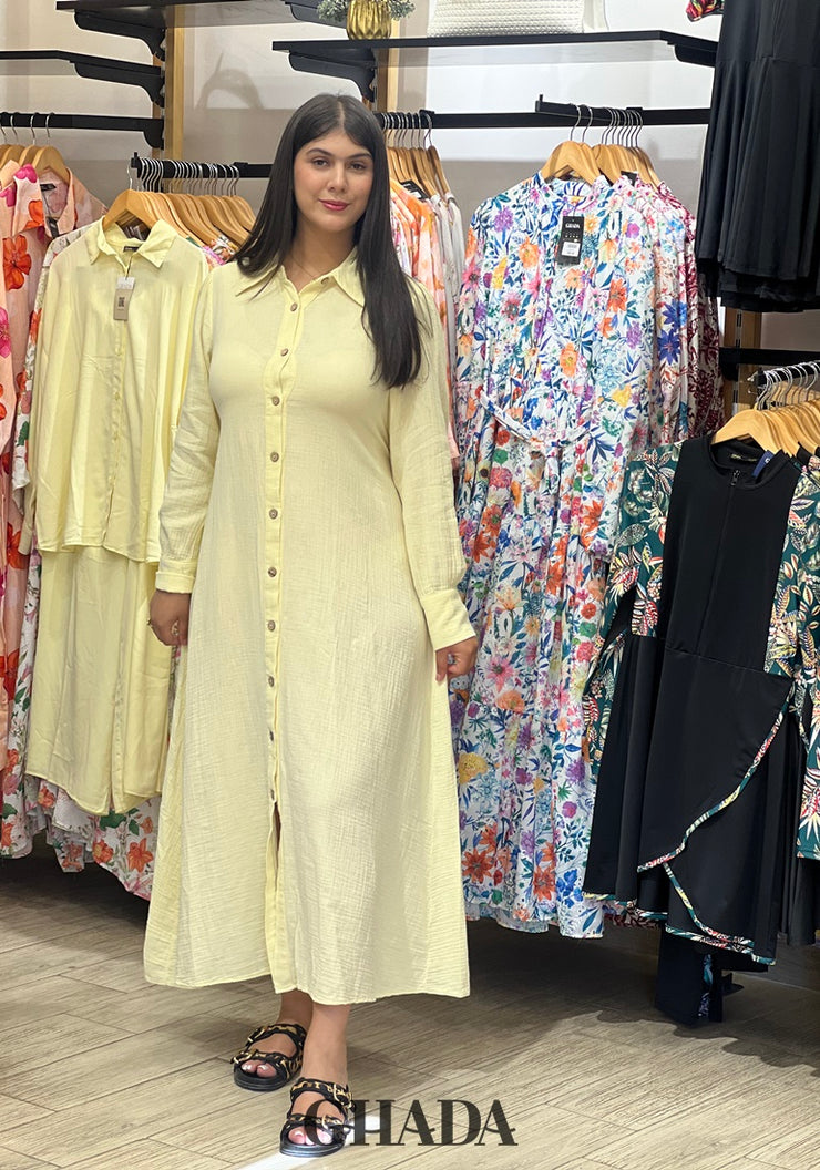 Robe longue Jaune