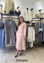 Robe - chemise à rayures