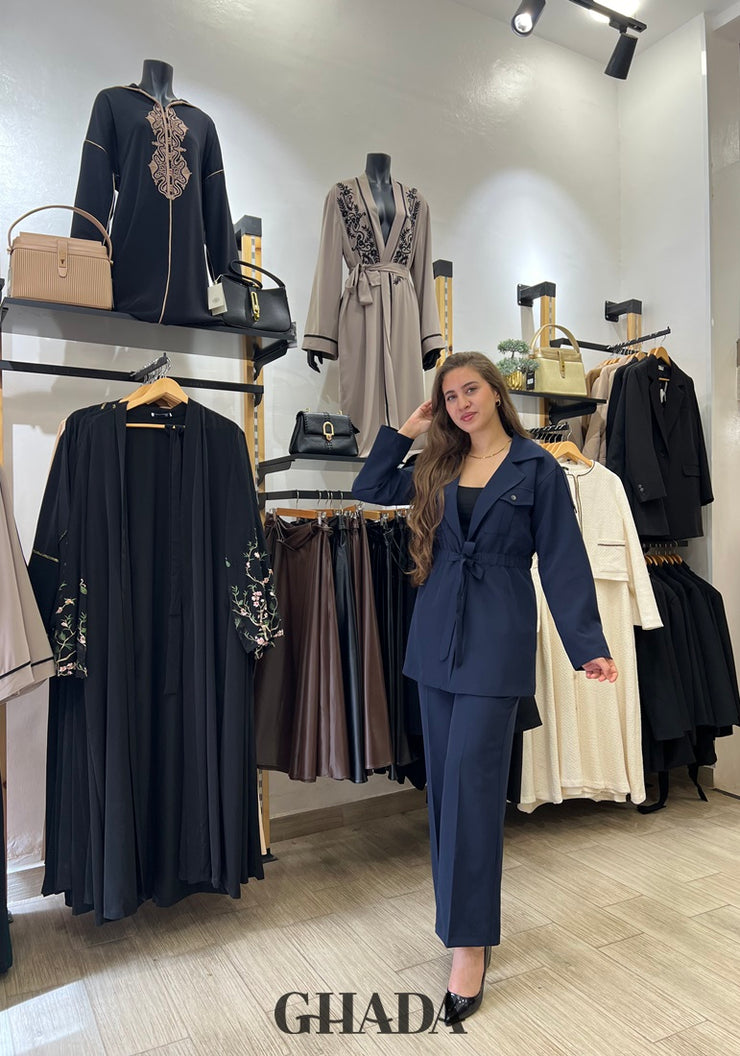 Ensemble en bleu marine - Veste et pantalon