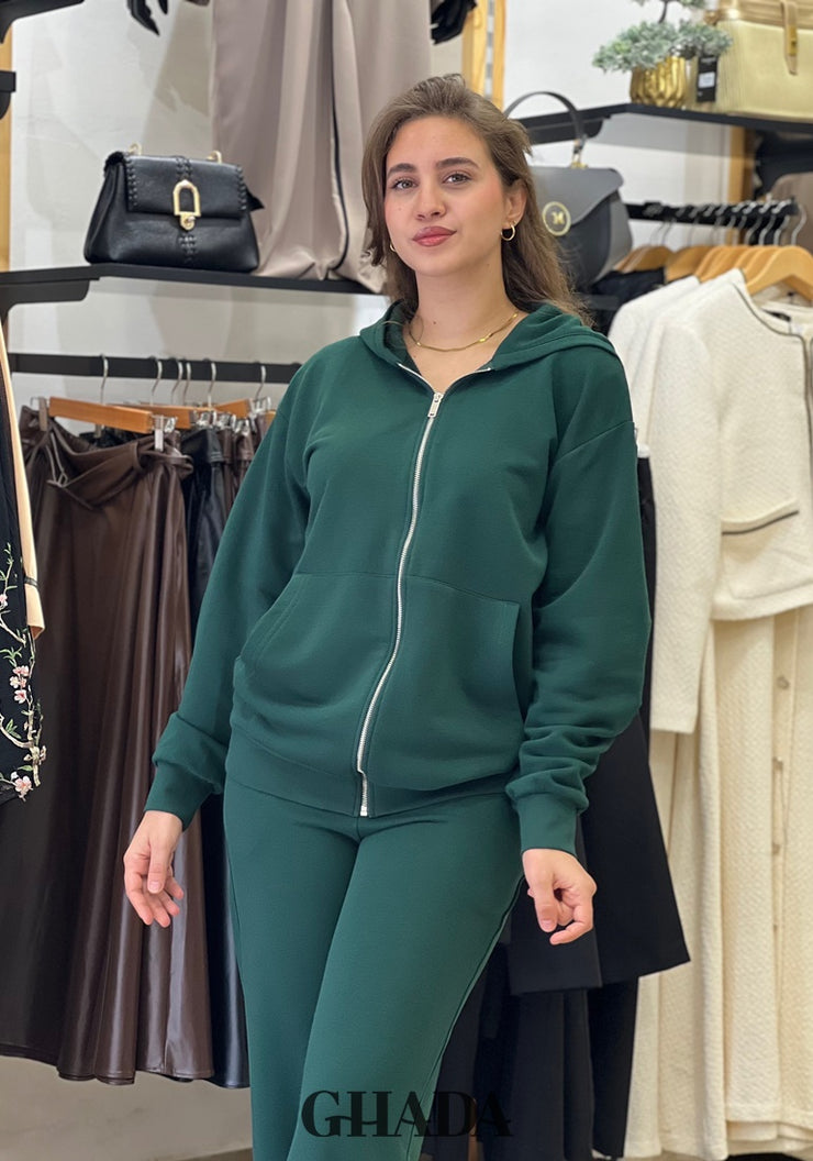 Ensemble survêtement en vert