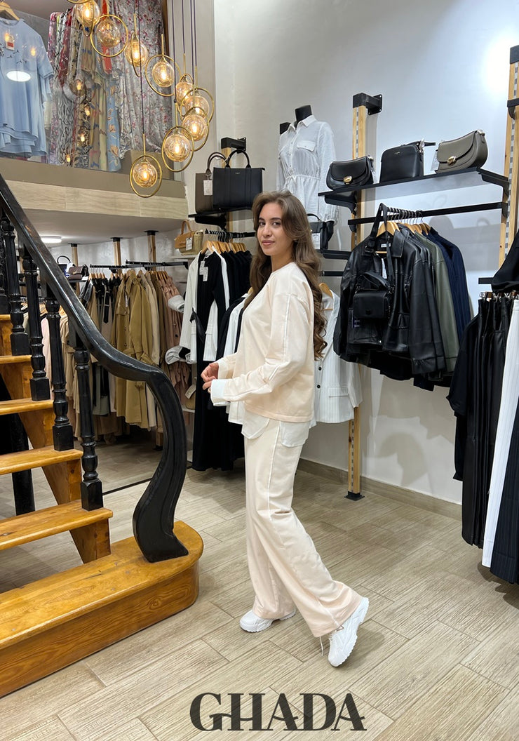 Ensemble survêtement en beige