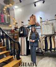 Ensemble en maille avec pantalon