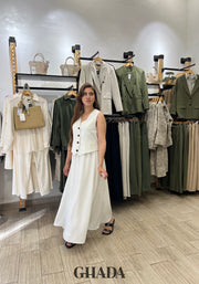 Ensemble gilet et jupe