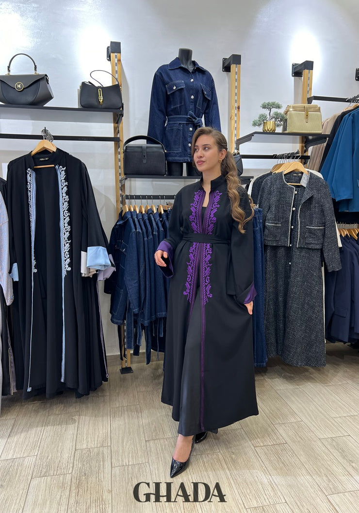 Abaya avec broderie