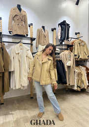 Perfecto en beige foncé