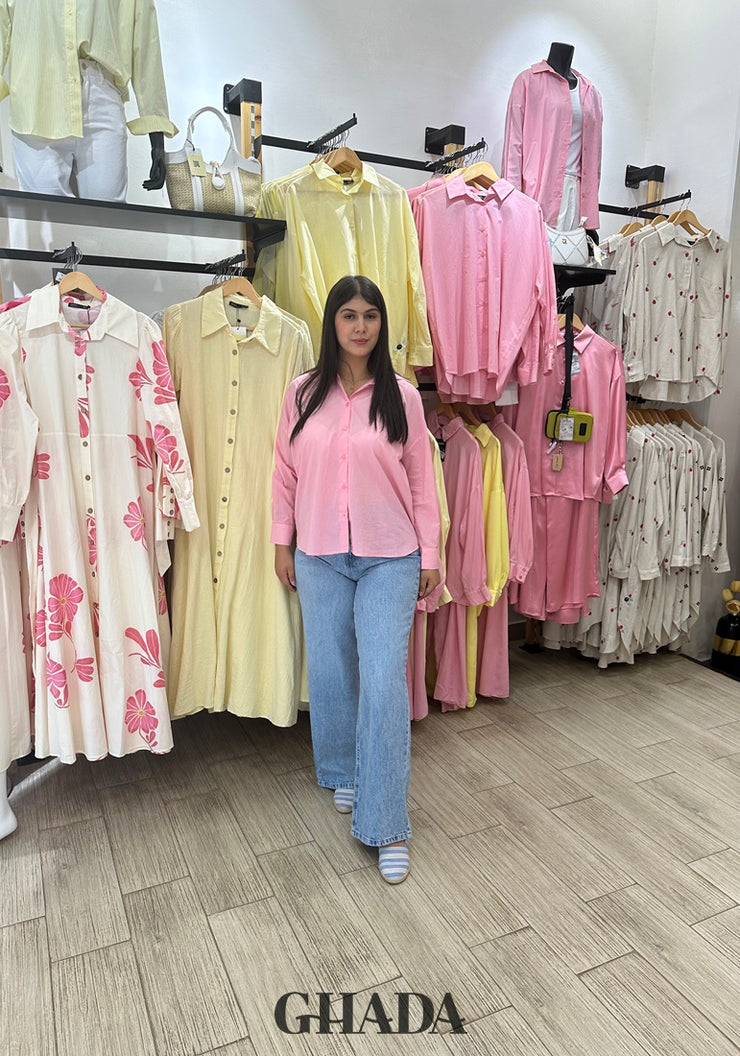 Chemise en rose