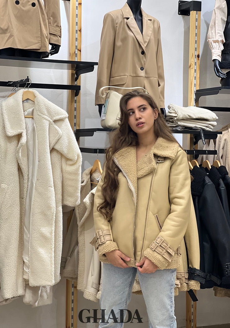 Perfecto en beige foncé