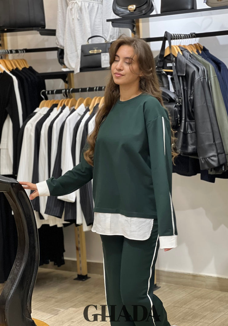 Ensemble survêtement en vert