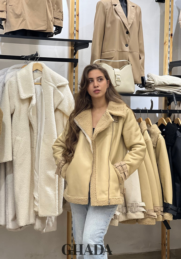 Perfecto en beige foncé