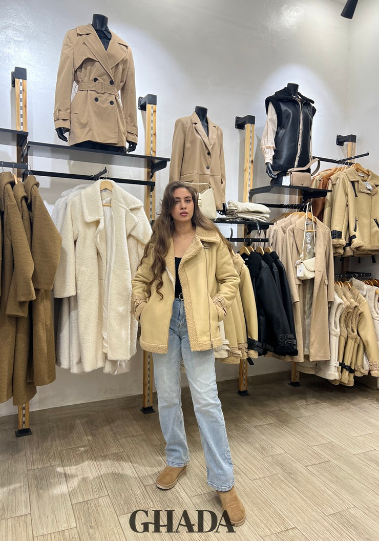 Perfecto en beige foncé
