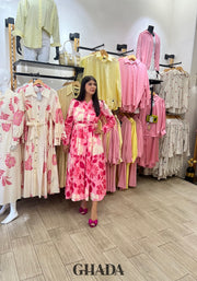 Robe longue imprimée