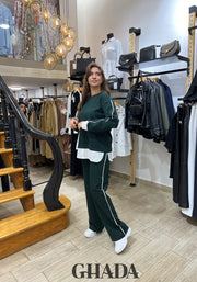 Ensemble survêtement en vert