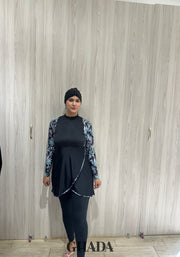 Maillot de bain burkini imprimé floral