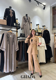 Ensemble en beige - Veste et pantalon