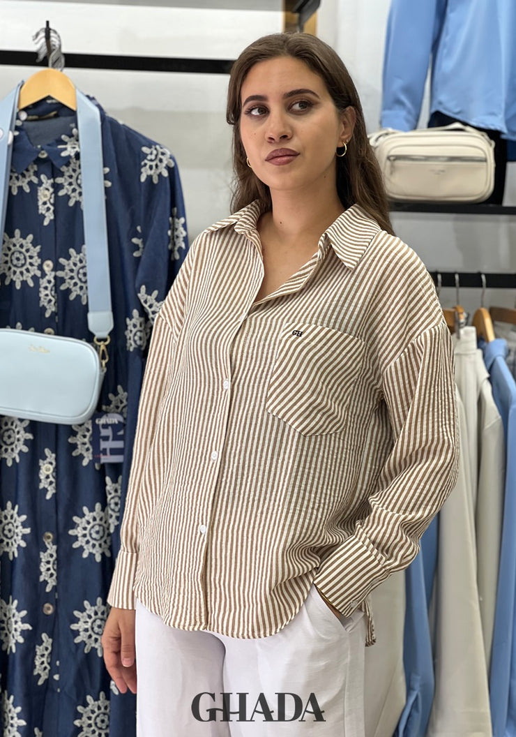 Chemise à rayures