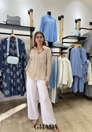 Chemise à rayures