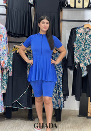 Maillot de bain burkini en bleu