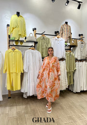 Robe décontractée fleurie