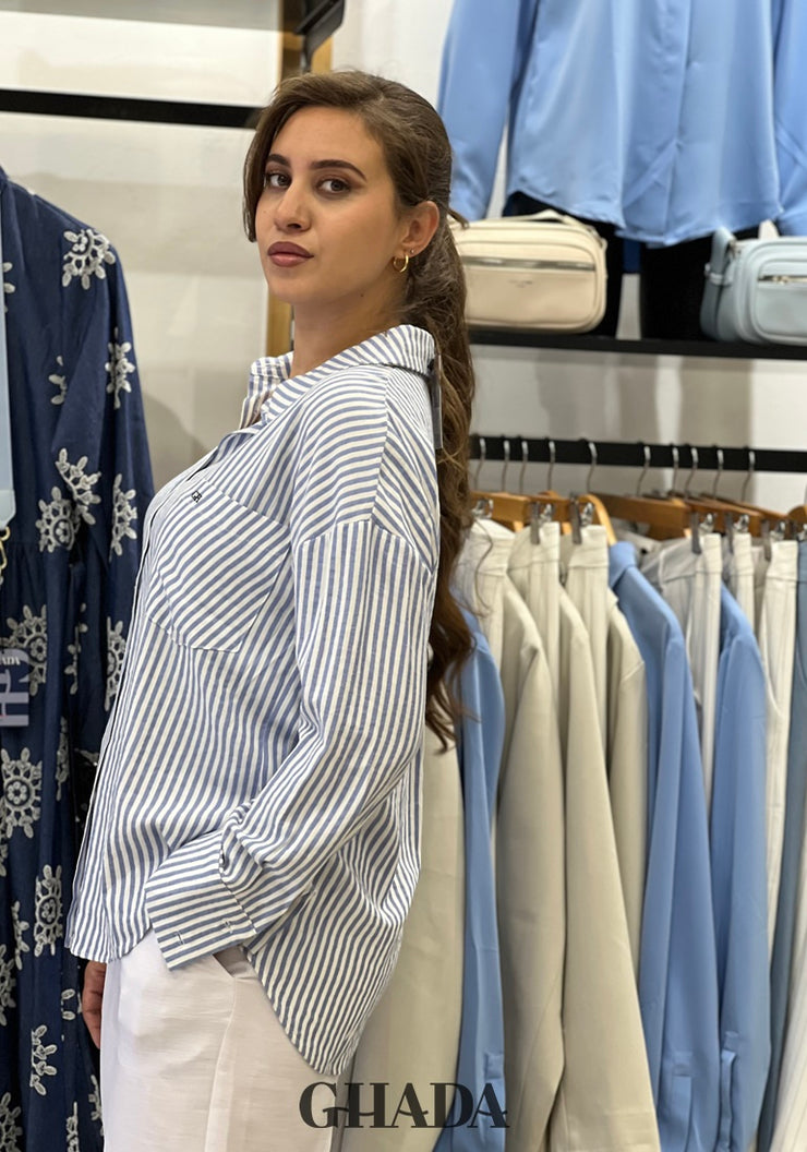 Chemise à rayures