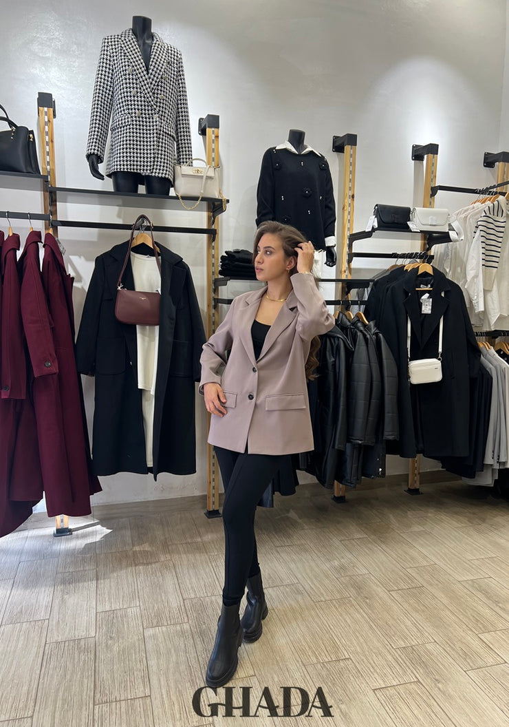 Blazer avec poches passepoilées