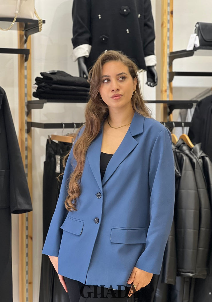 Blazer en bleu