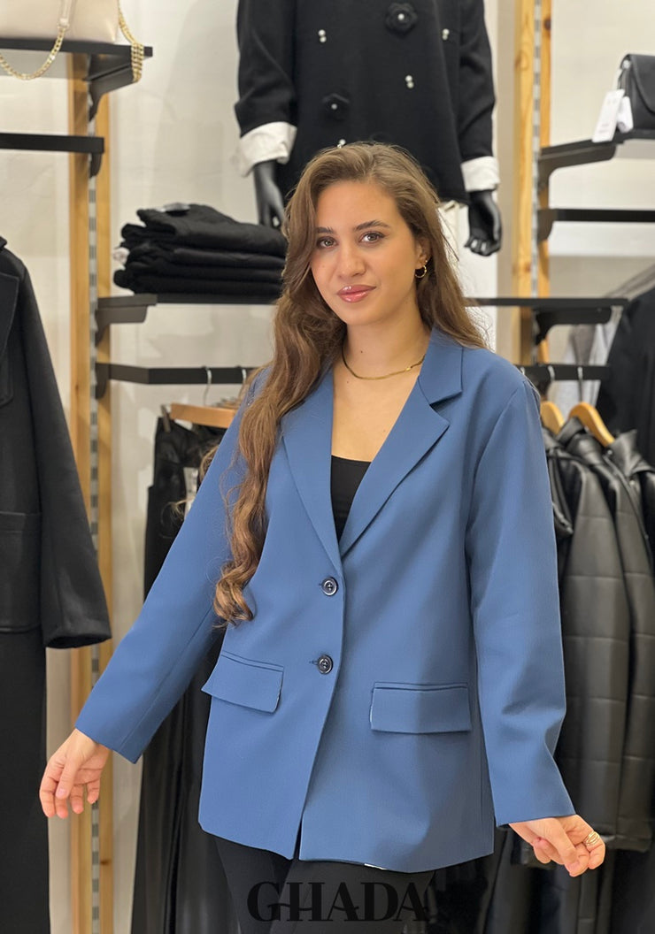 Blazer en bleu