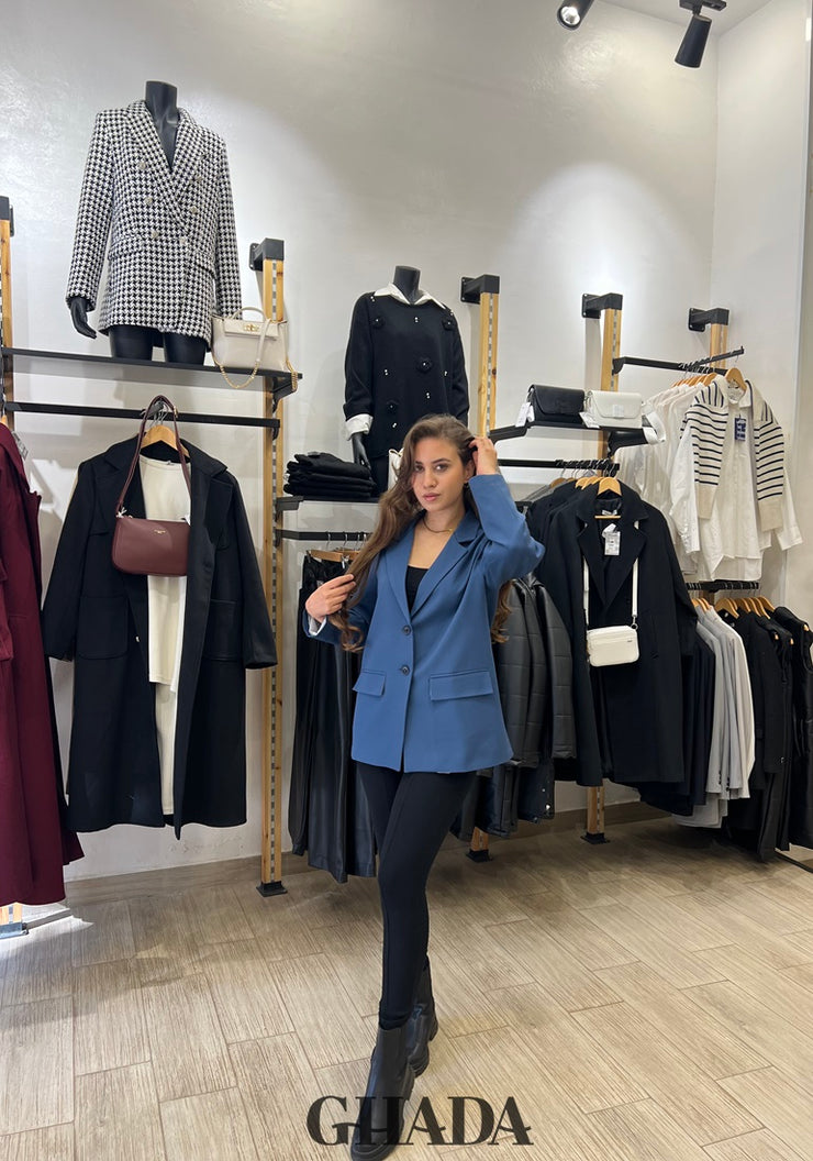 Blazer en bleu