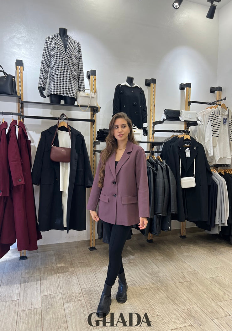Blazer avec poches passepoilées
