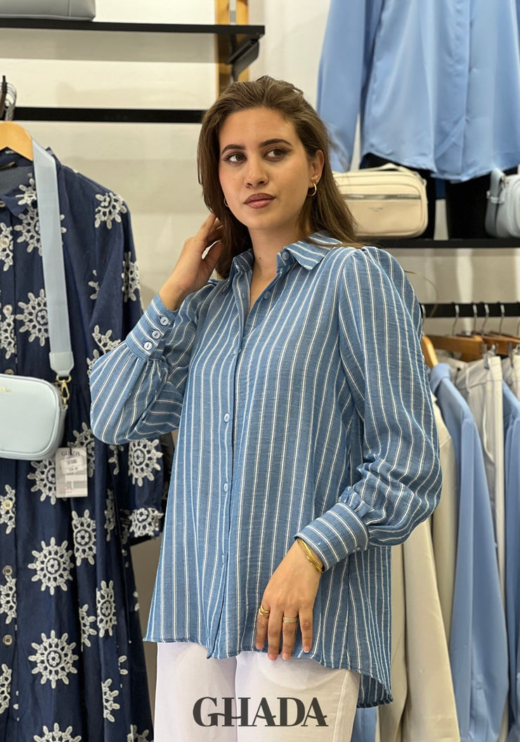 Chemise à rayures