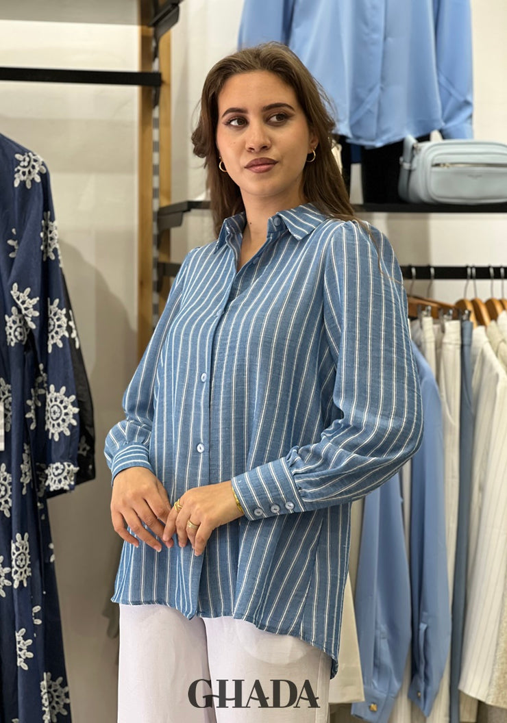 Chemise à rayures