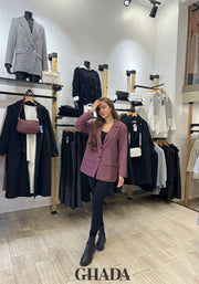Blazer en mauve