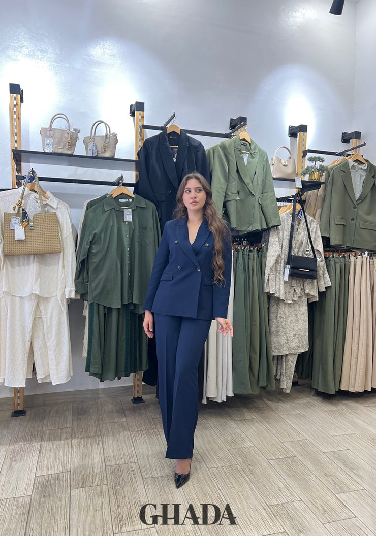 Ensemble- Tailleur bleu marine