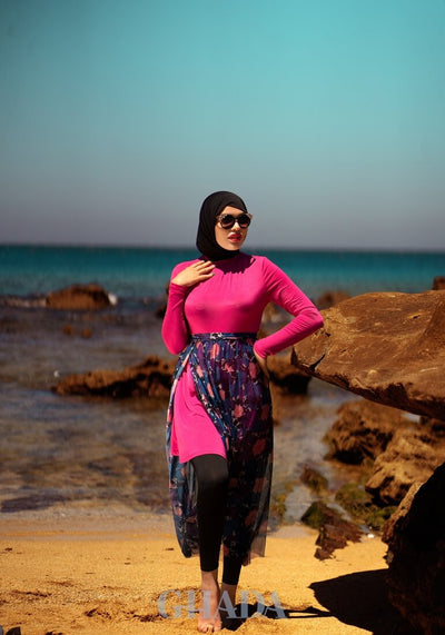 Burkini tendance femme 3 pièces Ref#157 – ZFUL Maroc