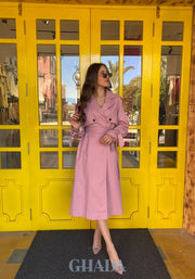 Trench coat en rose