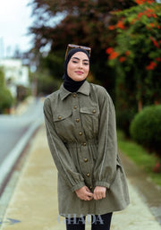 Blouson en vert olive