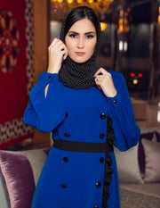 ROBE A BOUTONNAGE CROISEE